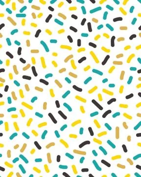 Seamless pattern with confetti Stock Illustration