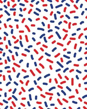 Seamless pattern with confetti Stock Illustration