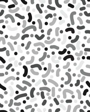 Seamless pattern with confetti Stock Illustration