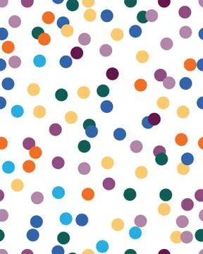 Seamless pattern with confetti Stock Illustration