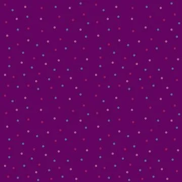 Seamless pattern with confetti on the purple background Illustrazione stock