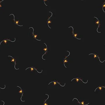 Seamless pattern connectivity broken cable cartoon vector Stock Illustration