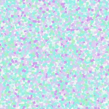 Seamless pattern consisting of colorful chaotic squares. Stock Illustration