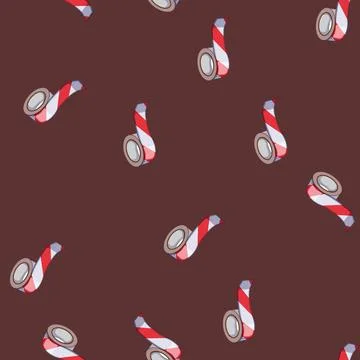 Seamless pattern construction danger tape cartoon vector イラスト素材