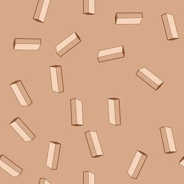 Seamless pattern Construction element representing solid structure and a basi 스톡 일러스트
