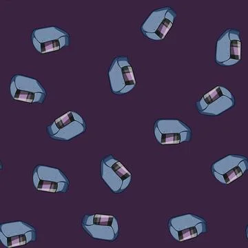 Seamless pattern construction helmet welding cartoon vector イラスト素材