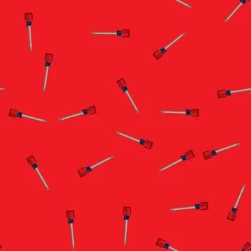 Seamless pattern construction screwdriver tool cartoon vector イラスト素材