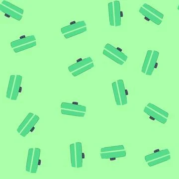 Seamless pattern container plastic tank cartoon vector Illustrazione stock