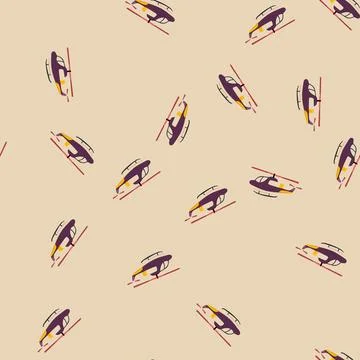 Seamless pattern control helicopter toy cartoon vector Illustrazione stock