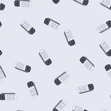 Seamless pattern control smart home hub cartoon vector Stock Illustration
