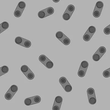 Seamless pattern convenience charging pad wireless cartoon vector Stock Illustration