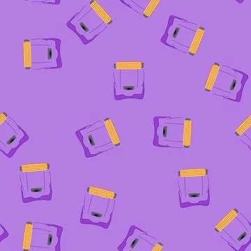 Seamless pattern convenience pool cleaning robot cartoon vector Ilustración de archivo
