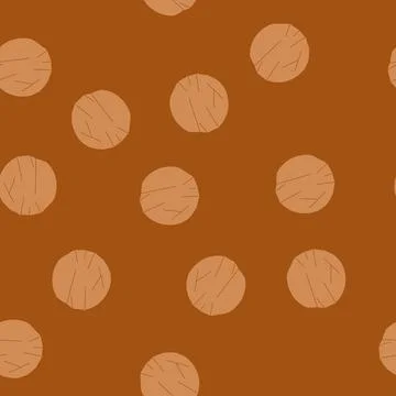 Seamless pattern cookies parchment paper cartoon vector 스톡 일러스트