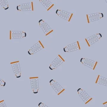 Seamless pattern cooking grater cartoon vector Ilustração Stock