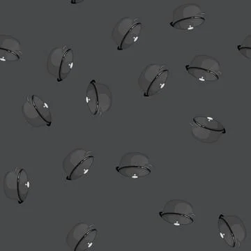 Seamless pattern cooking iron skillet cartoon vector Stock Illustration