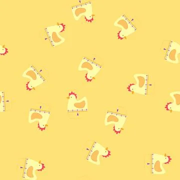Seamless pattern cooking kitchen timer cartoon vector Illustrazione stock