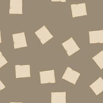 Seamless pattern cooking parchment paper cartoon vector Illustrazione stock