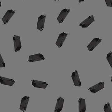 Seamless pattern cookware iron skillet cartoon vector Stock Illustration