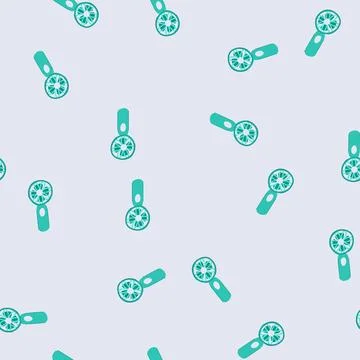 Seamless pattern cooling hand electric fan cartoon vector Stock Illustration