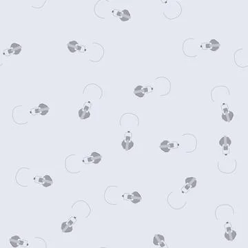 Seamless pattern cord zipper puller cartoon vector 库存插图
