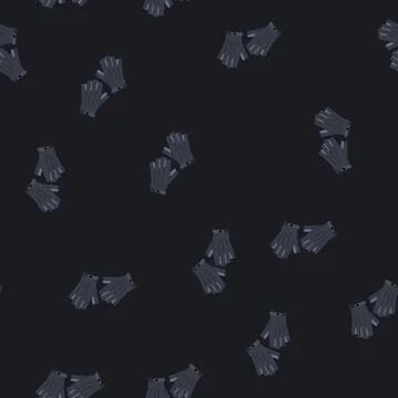 Seamless pattern cordless leather gloves cartoon vector Illustrazione stock