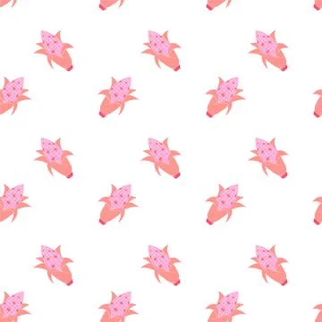 Seamless pattern Corn Fruit  on white background. vector illustration. Stock Illustration