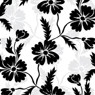 Seamless pattern with cornflowers, for invitations, cards, scrapbooking, print Stock Illustration