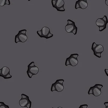 Seamless pattern corsair pirate hat cartoon vector Illustrazione stock