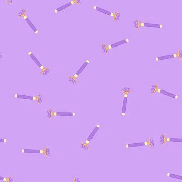 Seamless pattern cosmetic face massager cartoon vector 스톡 일러스트