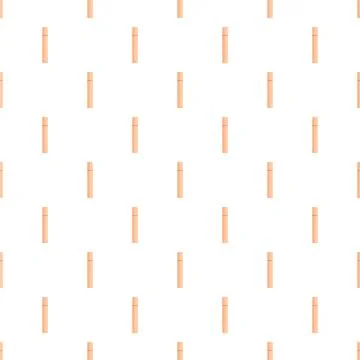Seamless pattern with cosmetic tubes on white background Stock Illustration