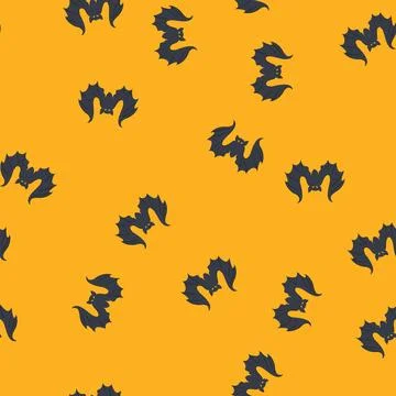 Seamless pattern costume bat halloween cartoon vector Stock Illustration