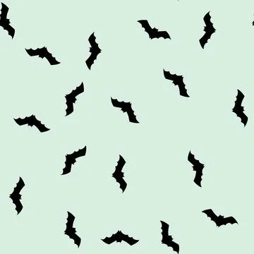 Seamless pattern costume bat halloween cartoon vector Stock Illustration