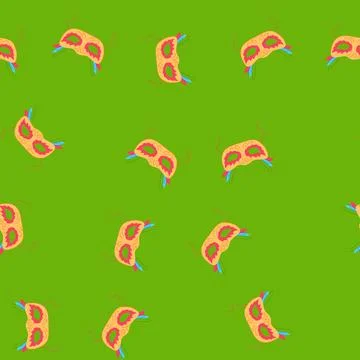 Seamless pattern costume carnival mask cartoon vector Illustrazione stock