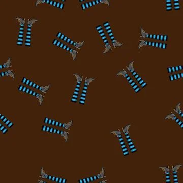 Seamless pattern costume witch legs cartoon vector Stock Illustration
