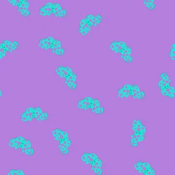 Seamless pattern cotton burp cloths cartoon vector Stock Illustration