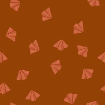 Seamless pattern cotton handkerchief towel color icon vector Stock Illustration
