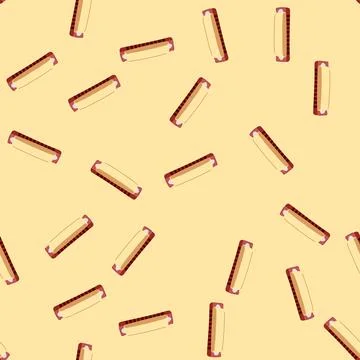 Seamless pattern country harmonica cartoon vector 스톡 일러스트
