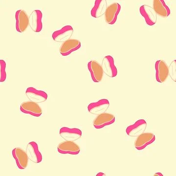 Seamless pattern couple proposal ring box cartoon vector 库存插图