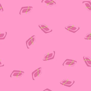 Seamless pattern cover changing pad cartoon vector Stock Illustration