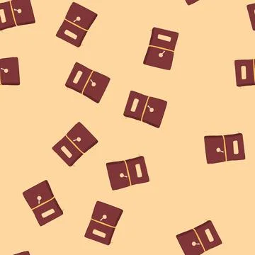 Seamless pattern cover notebook cartoon vector Stock Illustration