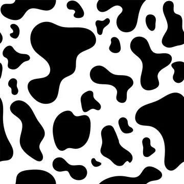 Seamless pattern cow skin Stock-Illustration