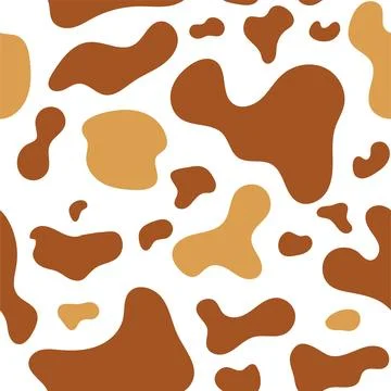 Seamless pattern cow skin 스톡 일러스트