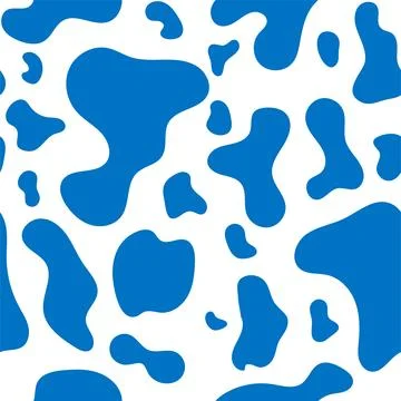 Seamless pattern cow skin Stock Illustration