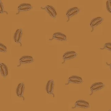Seamless pattern cowboy lasso cartoon vector Illustrazione stock