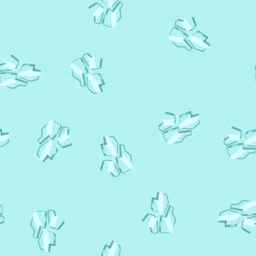 Seamless pattern crack glass broken shard cartoon vector Stock Illustration