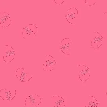 Seamless pattern crack heart broken cartoon vector Illustrazione stock