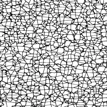 Seamless pattern.The cracks texture white and black. Stock Illustration
