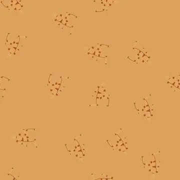 Seamless pattern creation wood man model cartoon vector Stock Illustration