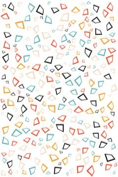 Seamless pattern with creative abstract shapes for your clothes, dress, and.. Stock Illustration