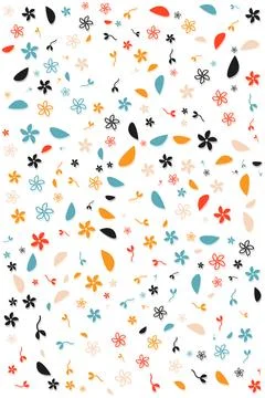 Seamless pattern with creative abstract shapes for your clothes, dress, and.. Stock Illustration
